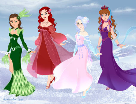 The Damsel, Lady, Princess and Mermaid