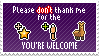 .:Don't Thank Me:.