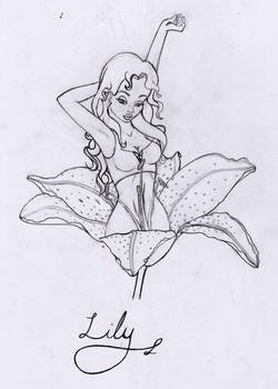 Flower Pin Up: Lily