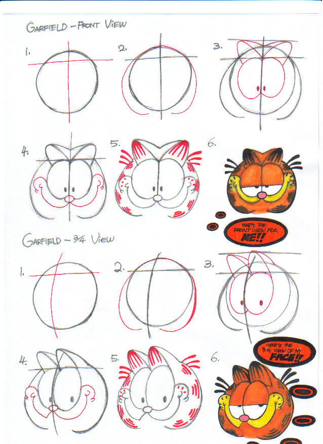 Garfield tutorial by BDTXIII on DeviantArt