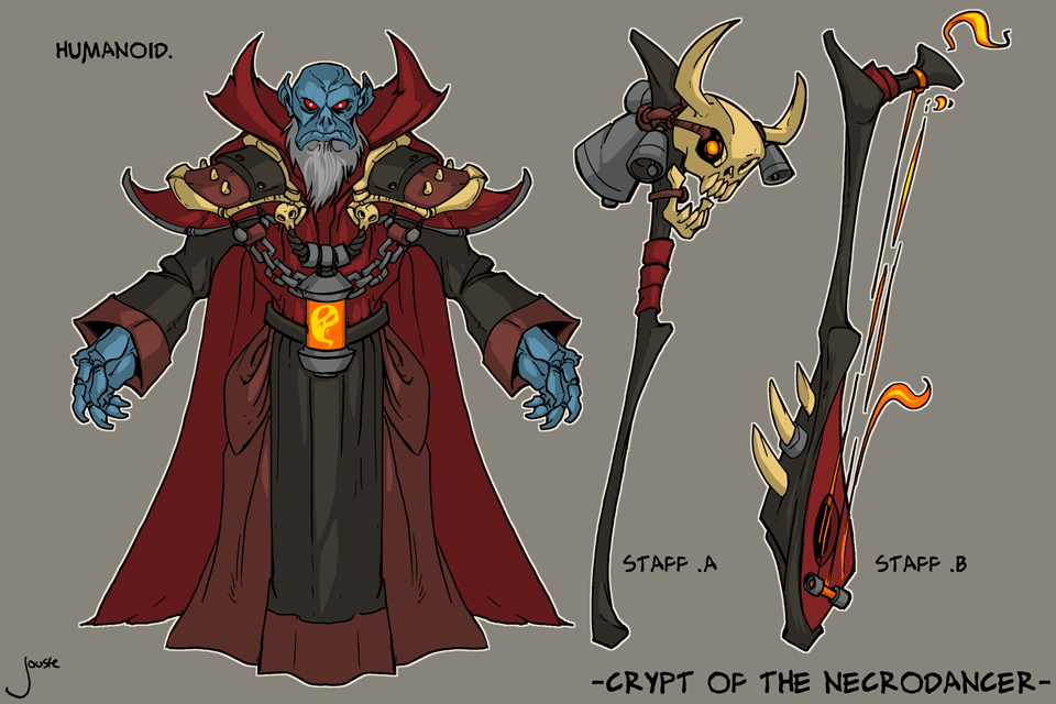 Crypt of the Necrodancer concept 001 by jouste on DeviantArt