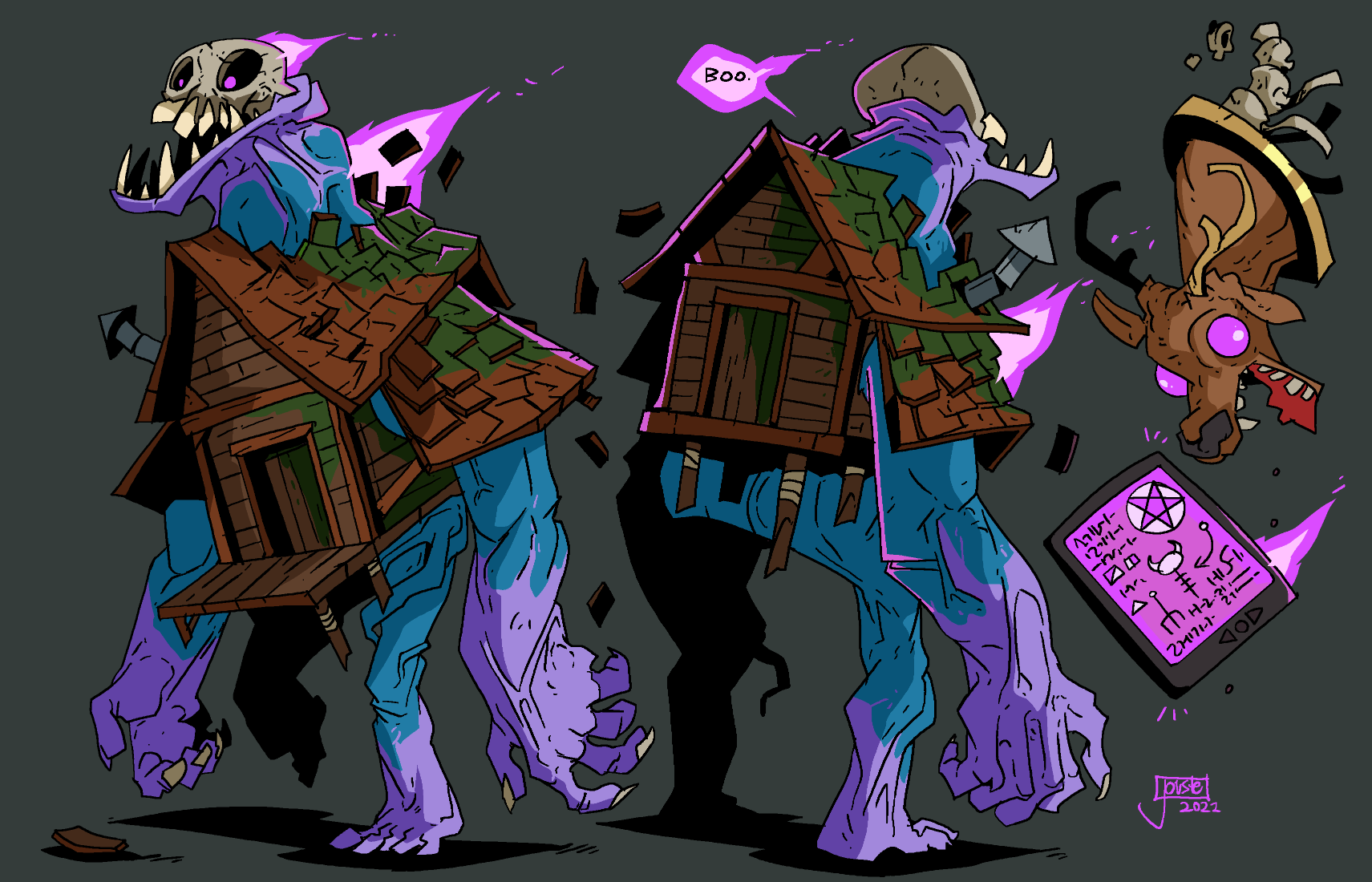 Cabin In The Woods Monsters The Cabin From The Woods by jouste on DeviantArt