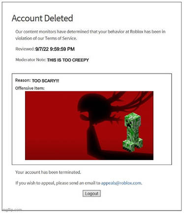 Banned from roblox but its fake id by Cbastoartguy on DeviantArt