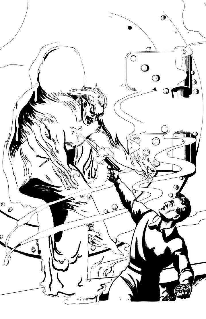 Marvel Inking Comic Marvel Comics #1 (Re-Ink) by CurtSchoob on DeviantArt