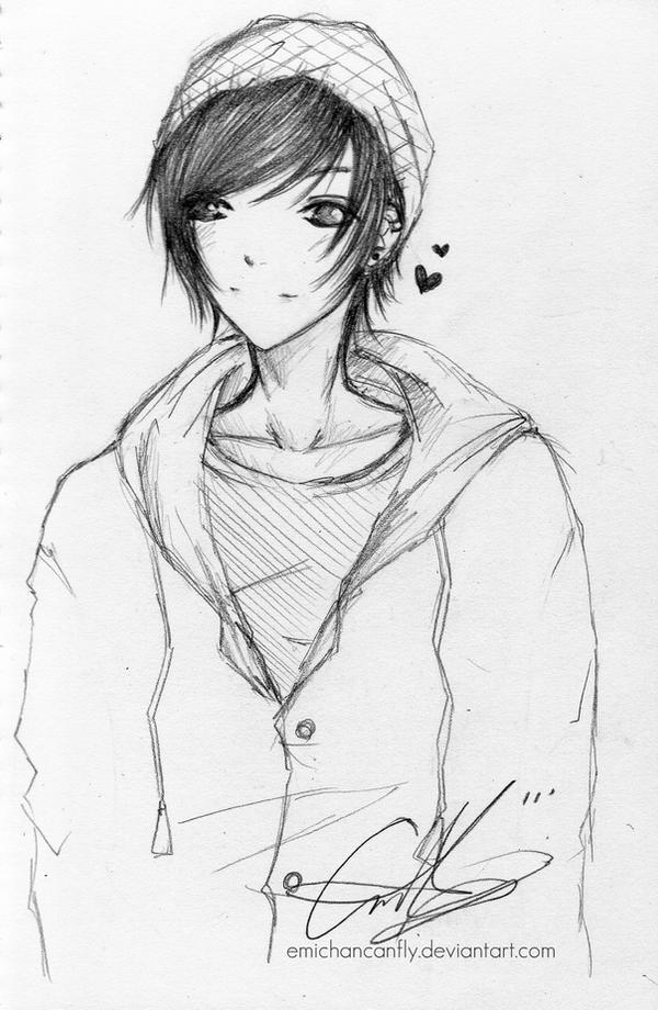 pics Emo Anime Boy With Beanie beanie boy by emichancanfly on deviantart