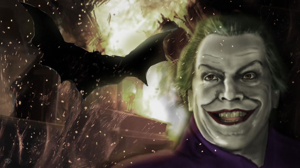 1989 Joker With Batman By Jaemez On Deviantart 1989 Joker With Batman By Jaemez On Deviantart