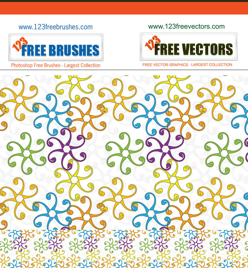 Seamless Swirl Pattern Vector