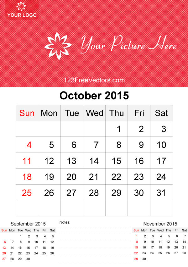 October 15 Calendar Template Vector Free By 123freevectors On Deviantart October 15 Calendar Template Vector Free By 123freevectors On Deviantart