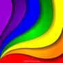Colorful Rainbow Background Vector Illustration