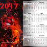 Calendar 2017 Vector Design