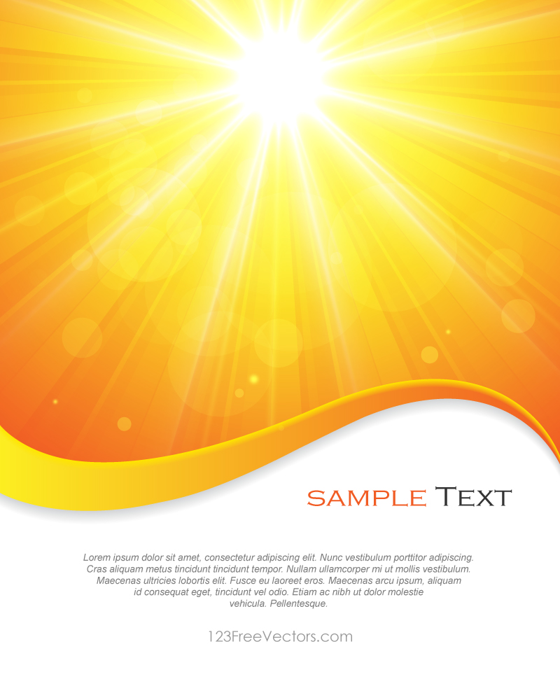 Yellow Sun Rays Background Free Vector by 123freevectors on DeviantArt