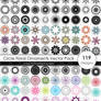 Circle Floral Ornaments Vector Pack Free