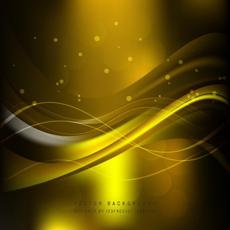 Black Yellow Wave Background Free Vector by 123freevectors on DeviantArt