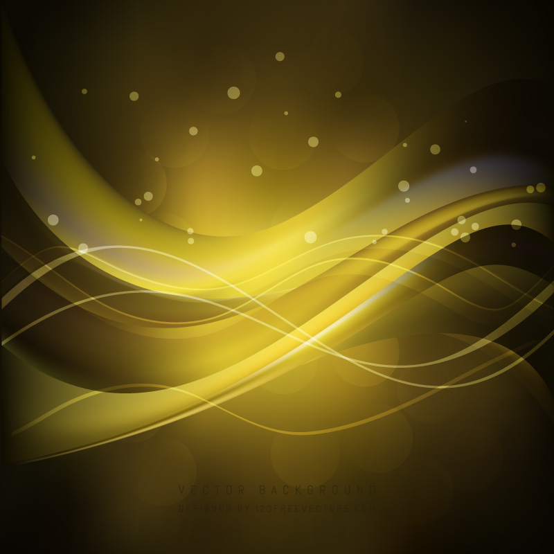 Black Yellow Wave Background Free Vector by 123freevectors on DeviantArt