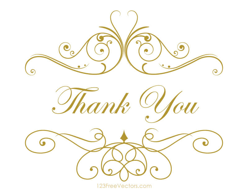 Download Thank You Clipart Free Vector by 123freevectors on DeviantArt