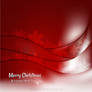 Merry Christmas and Happy New Year Red Background