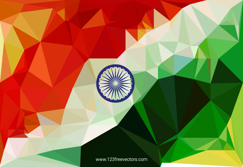 Indian Flag Background Free Vector by 123freevectors on DeviantArt