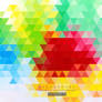 Colorful Triangle Background Free Vector