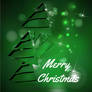 Green Christmas Tree Background Free Vector