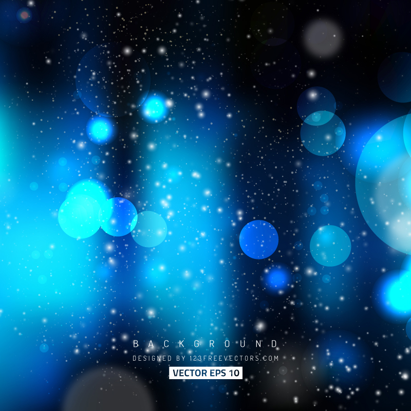 Dark background with blue light effect eps 10 Vector Image