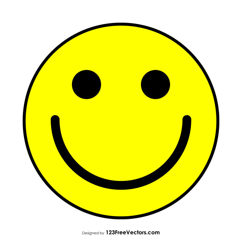 Flat Smiley Face Free Vector by 123freevectors on DeviantArt