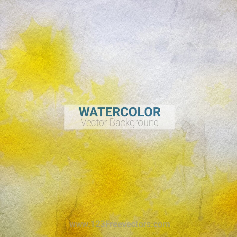 Yellow Watercolor Background Free Vector by 123freevectors on DeviantArt