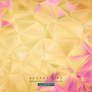 Yellow Pink Polygon Pattern Background Free Vector