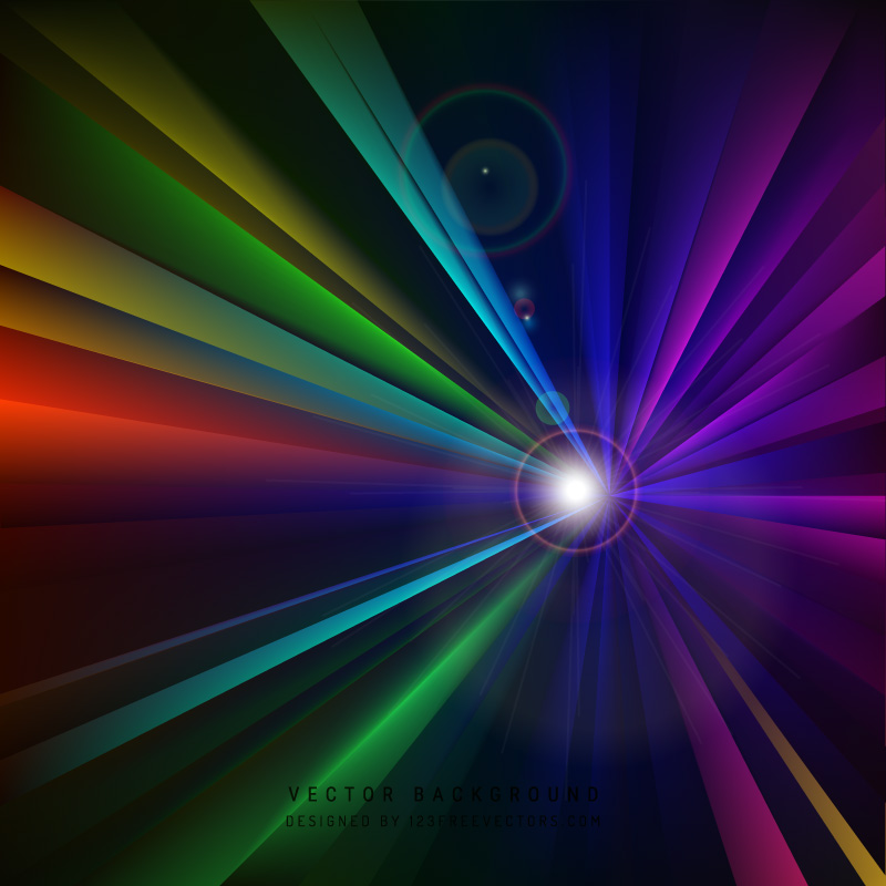 Colorful Light Burst Background Free Vector by 123freevectors on DeviantArt
