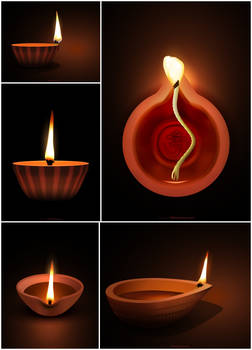 Free Diwali Diya Images