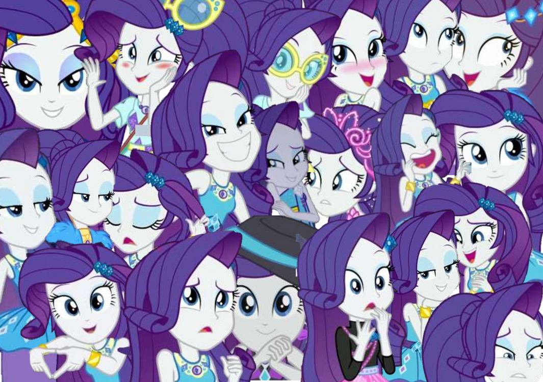 Rarity - Collage by MarcoEquestrian98 on DeviantArt