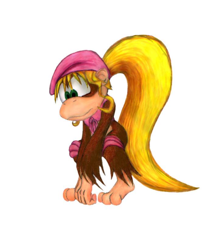 Dixie Kong by Chucha616 on DeviantArt