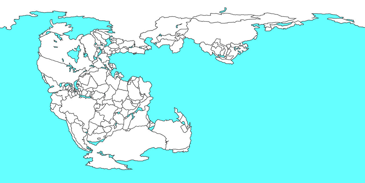Panage Map Blank Pangea Map But Plate Carree by DeluxePac-Man on DeviantArt