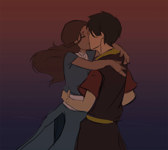 Kiss gif. by nymre on DeviantArt