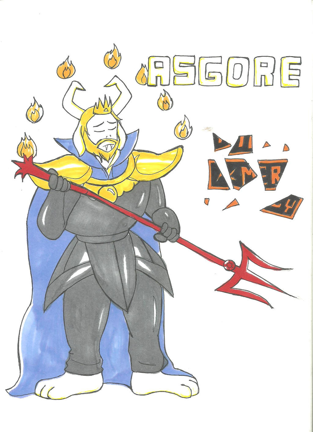 Asgor Mask Asgore by TheHotshots2000 on DeviantArt