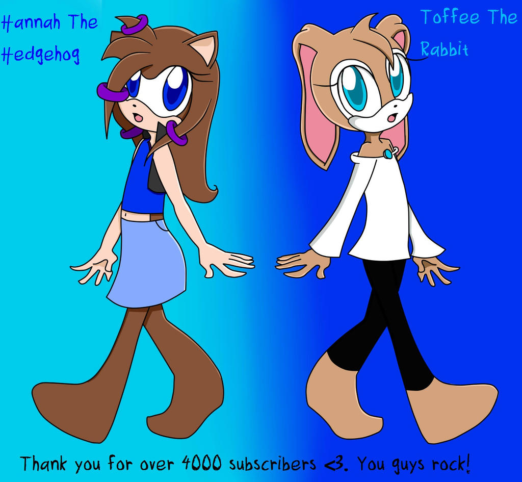 Hannah Rabbit ~ Hannah The Hedgehog + Toffee The Rabbit ~ by SummerSkye2016 on DeviantArt