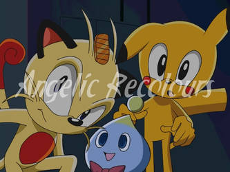 Pikachu + Meowth The Cat [ Sonic x Request ]