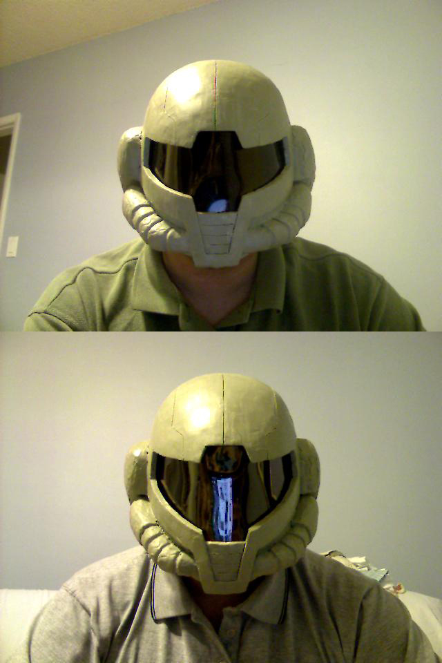 Samus Helmet-Before+After