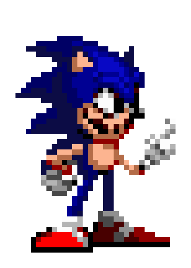 FNF Sonic.EXE Pixel by ZombiMateusz on DeviantArt