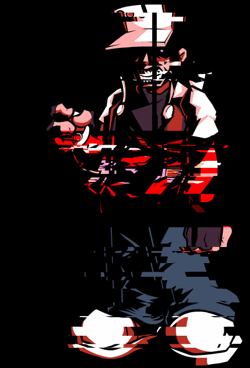 FNF Glitchy Red (2) by ZombiMateusz on DeviantArt