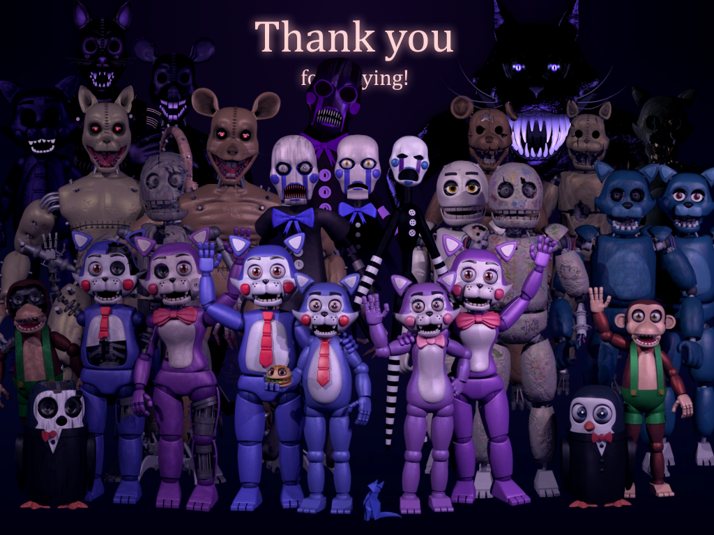 Five Nights at Candy's Roster by DeformedFoxy on DeviantArt