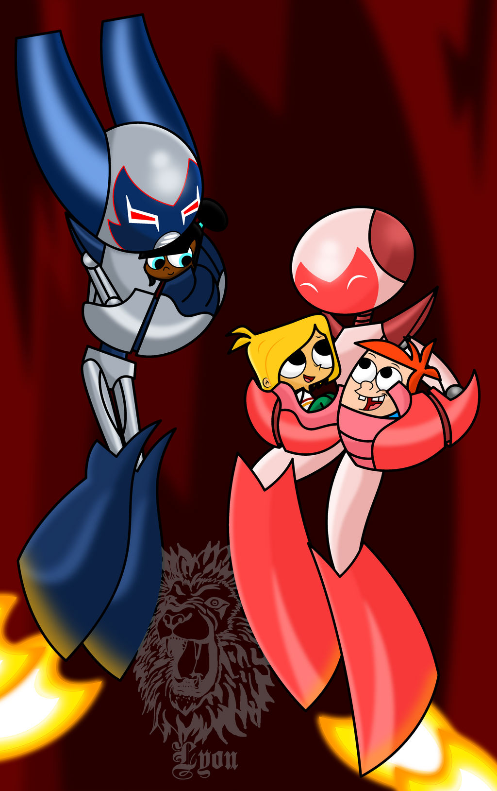Robotboy Tommy + Lola best friends by Innocent-Angel - Fanart Central