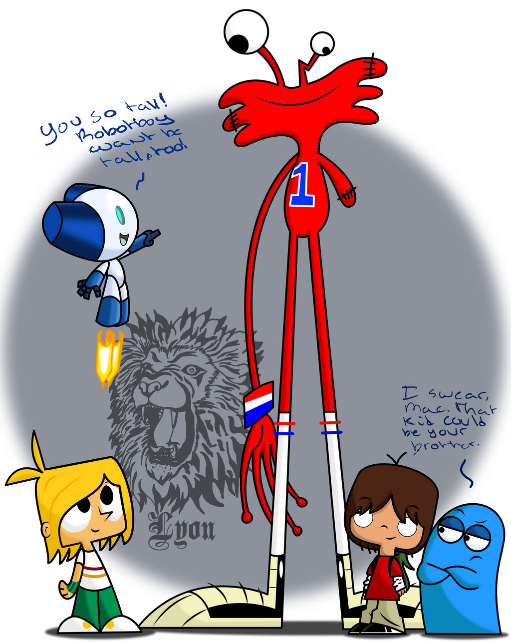 Robotboy meets Foster's