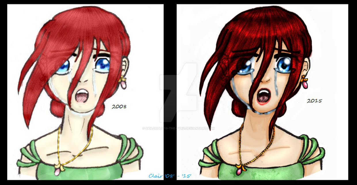 Emily Bust 2008 and 2015 by SailorPluto-the-Pyro on DeviantArt