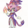 Blaze the cat art