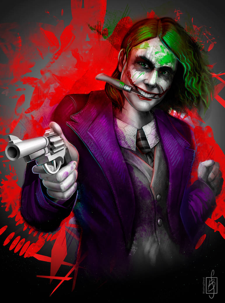 Joker + speedpaint by Dasha1Blaze on DeviantArt