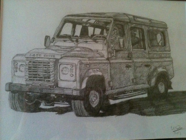 Land Rover Drawing by AridiusArt on DeviantArt