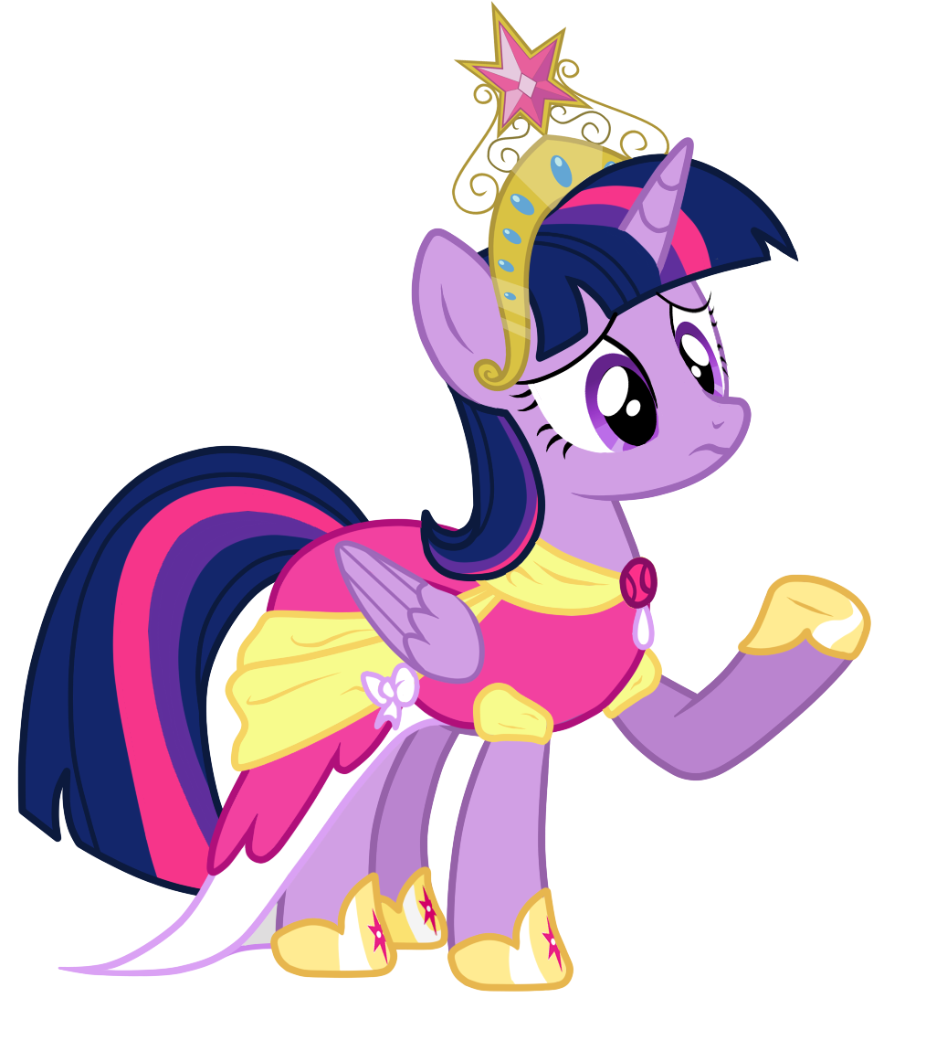 Twilight Sparkle princess vector