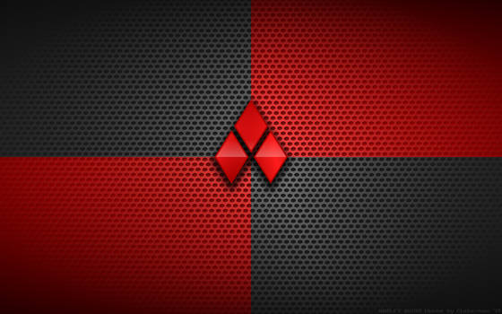 Wallpaper - Harley Quinn Red Diamonds Logo