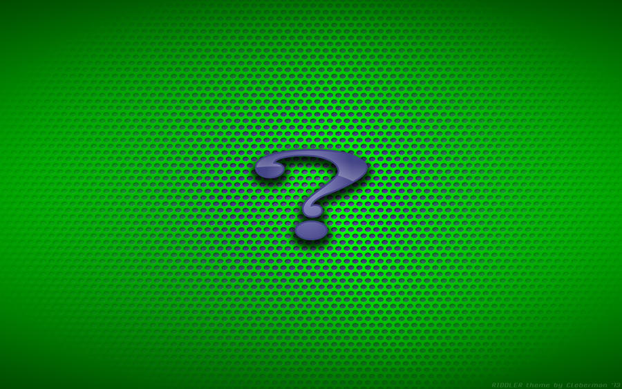 Wallpaper - Riddler Logo by Kalangozilla on DeviantArt