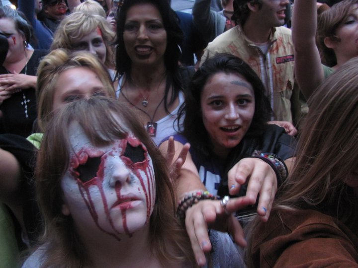 Hollywood subway Zombie walk 1